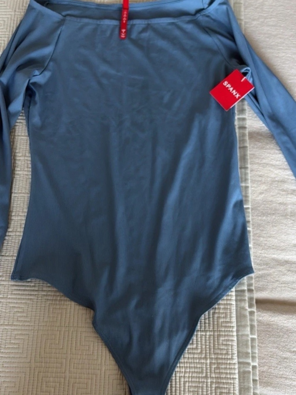 SPANX Women’s Ribbed Boatneck Bodysuit NWT